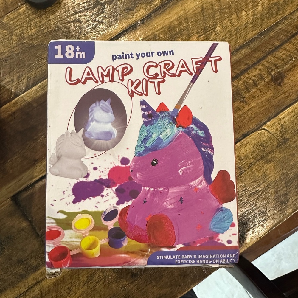 Paint Your Own Unicorn Lamp Craft Kit